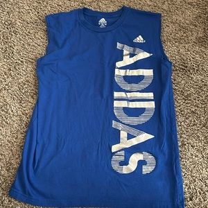 Boys Adidas YXL sleeveless shirt